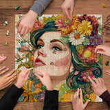 Mosaic Nymph Jigsaw Puzzle 1000 Pieces