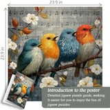 Birds' Rain Sonata Jigsaw Puzzle 1000 Pieces