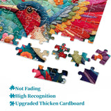 Patchwork Hummingbird Jigsaw Puzzle 1000 Pieces