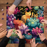 Garden Whiskers Jigsaw Puzzle 1000 Pieces