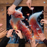 Crystal Fox Jigsaw Puzzle 1000 Pieces