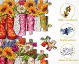 Flower Boots Jigsaw Puzzle 1000 Pieces
