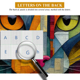 Geometrisches Kitty-Puzzle 1000 Teile