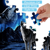 Star Night Wolf Jigsaw Puzzle 1000 Pieces