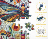 Dragonfly Garden Puzzle 1000 pièces