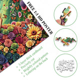 Couronné de fleurs puzzle de la puzzle 1000 pièces
