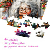 Grandma’s Cozy Knit Jigsaw Puzzle 1000 Pieces