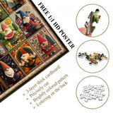 Gnome Holidays Quilt Jigsaw Puzzle 1000 Pieces