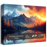Twilight Mountain View Puzzle 1000 pièces