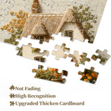Embroidered Garden Cottage Jigsaw Puzzle 1000 Pieces
