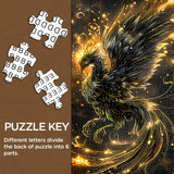 Golden Phoenix Jigsaw Puzzle 1000 Pieces