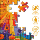 Patchwork Sunlight Jigsaw Puzzle 1000 Pieces
