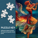 Violin Goddess Jigsaw Puzzle 1000 Pieces