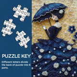 Perlendame Puzzle 1000 Stücke