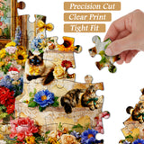 Cat Feast Jigsaw Puzzle 1000 Pieces