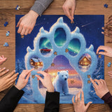 Aurora Paw Jigsaw Puzzle 1000 Pieces