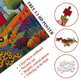 Puzzle del fienile dei giorni in fiore, 1000 pezzi