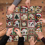 Christmas Dogs Jigsaw Puzzle 1000 Pieces