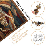 Elephant Mosaic Jigsaw Puzzle 1000 Pieces