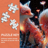 Crystal Fox Jigsaw Puzzle 1000 Pieces