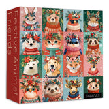 Festive Animal Friends Jigsaw Puzzle 1000 Pieces