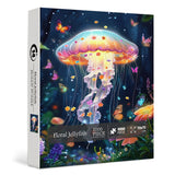 Floral Jellyfish Jigsaw Puzzle 1000 Pieces