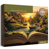 Book of Sunset Jigsaw Puzzle 1000 Pieces