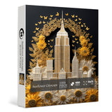 Sunflower Cityscape Jigsaw Puzzle 1000 Pieces