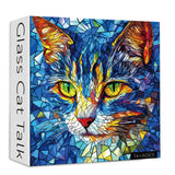 Glass Cat Talk Jigsaw Puzzle 1000 Pieces