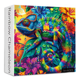 Rainbow Chameleon Jigsaw Puzzle 1000 Pieces