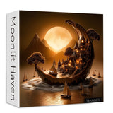 Moonlit Haven puzzle puzzle 1000 pezzi