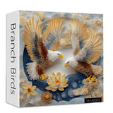 Quilled Twin Eagles Jigsaw Puzzle 1000 Pieces