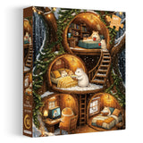 Puzzle con capanna di topo accogliente, 1000 pezzi