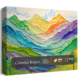Colorful Ridges Jigsaw Puzzle 1000 Pieces