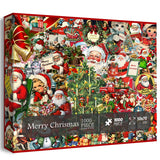 Merry Chrismas Jigsaw Puzzle 1000 Pieces