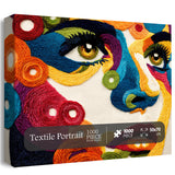 Textilporträt-Puzzle 1000 Teile