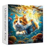 Underwater Kitty Jigsaw Puzzle 1000 Pieces