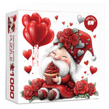 Valentine Gnome Jigsaw Puzzle 1000 Pieces