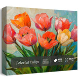 Colorful Tulips Jigsaw Puzzle 1000 Pieces