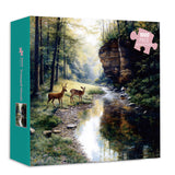 Puzzle bosco tranquillo puzzle 1000 pezzi