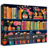 Blooming Bookshelf -set di puzzle puzzle 1000 pezzi