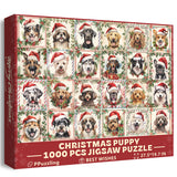 Christmas Puppy Jigsaw Puzzles 1000 Pieces