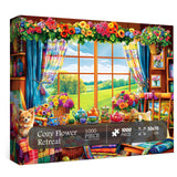 Cozy Flower Retreat Jigsaw Puzzle 1000 Pieces