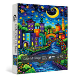 Colorful village Jigsaw Puzzle 1000 Pieces