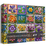 Colección de flores de crochet rompecabezas 1000 piezas