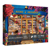 Books & Desserts Jigsaw Puzzle 1000 Pieces