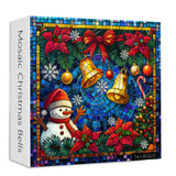Mosaic Christmas Bells Jigsaw Puzzle 1000 piezas