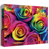 Puzzle con rosa arcobaleno, 1000 pezzi