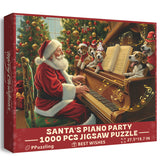 Santa's Piano Party Jigsaw Puzzles 1000 Pieces