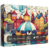 Rain City Cat Shadow Jigsaw Puzzle 1000 Piezas